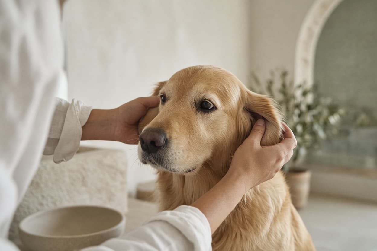 Cómo limpiar los oídos de tu perro sin bastoncillos y sin hacerle daño